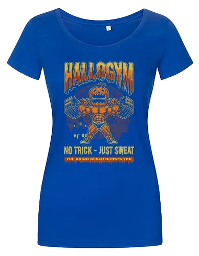 HalloGym - No Trick Just Sweat Gym Halloween Tee for Fitness Lovers