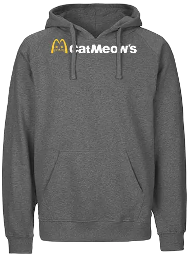 Cat Meow's Vintage Art - cat, woman, food, fast food, funny quote, mashup, funny, funny pop, funnytee, gaming, geek, humor, joke, meme, memes, nerd, parody, television, vintage - Fairtrade Hoodie