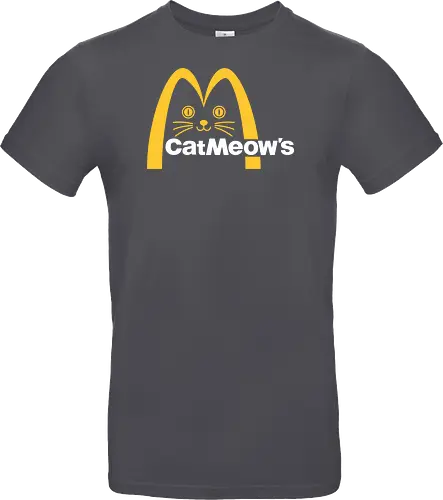 Cat Meow's Parody Art - cat, woman, food, fast food, funny quote, mashup, funny, funny pop, funnytee, gaming, geek, humor, joke, meme, memes, nerd, parody, television, vintage - Standard T-Shirt