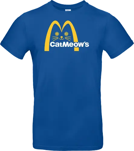 Cat Meow's Parody Art - cat, woman, food, fast food, funny quote, mashup, funny, funny pop, funnytee, gaming, geek, humor, joke, meme, memes, nerd, parody, television, vintage - Standard T-Shirt