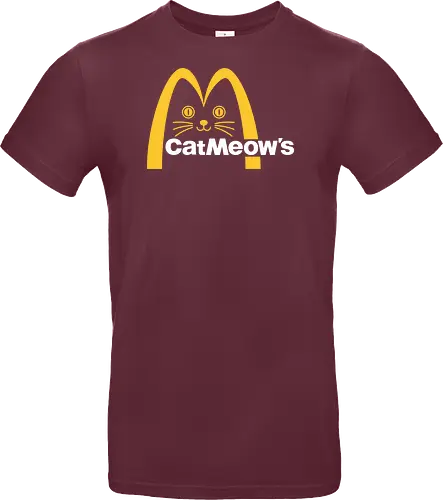 Cat Meow's Parody Art - cat, woman, food, fast food, funny quote, mashup, funny, funny pop, funnytee, gaming, geek, humor, joke, meme, memes, nerd, parody, television, vintage - Standard T-Shirt