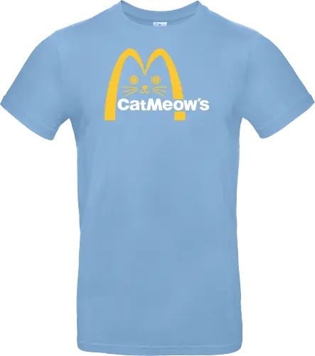 Cat Meow's Parody Art - cat, woman, food, fast food, funny quote, mashup, funny, funny pop, funnytee, gaming, geek, humor, joke, meme, memes, nerd, parody, television, vintage - Standard T-Shirt