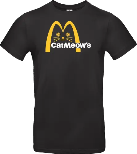 Cat Meow's Parody Art - cat, woman, food, fast food, funny quote, mashup, funny, funny pop, funnytee, gaming, geek, humor, joke, meme, memes, nerd, parody, television, vintage - Standard T-Shirt