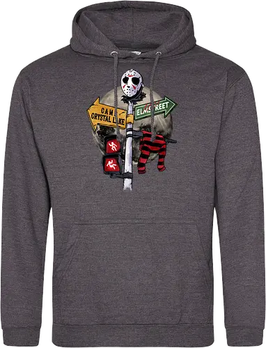 curse land - horror, halloween, jasonvoorhees, freddy krueger, friday13th, horror movies, slasher, halloween town, hocus pocus, elmstreet, nightmare - Standard Hoodie