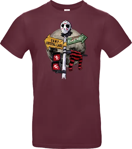 curse land - horror, halloween, jasonvoorhees, freddy krueger, friday13th, horror movies, slasher, halloween town, hocus pocus, elmstreet, nightmare - Standard T-Shirt