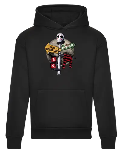 curse land - horror, halloween, jasonvoorhees, freddy krueger, friday13th, horror movies, slasher, halloween town, hocus pocus, elmstreet, nightmare - Heavyweight Hoodie