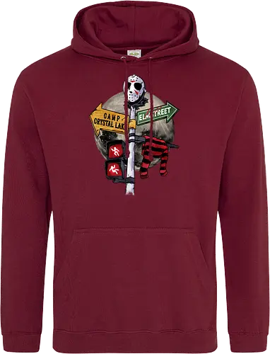 curse land - horror, halloween, jasonvoorhees, freddy krueger, friday13th, horror movies, slasher, halloween town, hocus pocus, elmstreet, nightmare - Standard Hoodie