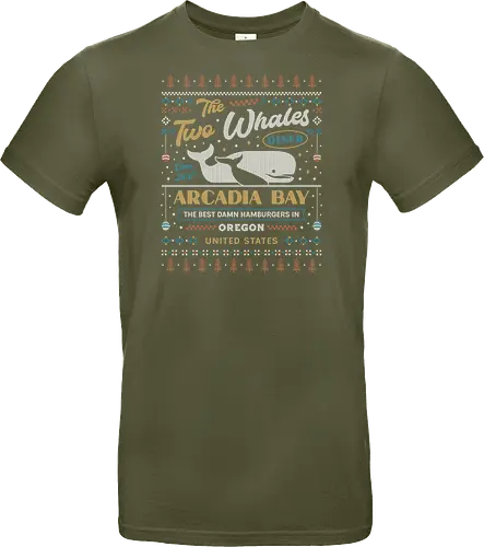 Two Whales Diner Ugly Sweater