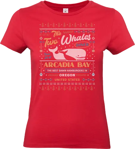 Two Whales Diner Ugly Sweater - butterfly, before the storm, Chloe, Max, arcadia bay, video game, gaming, rocky mountain record traders, the black lantern, true colors, alex chen, haven springs, double exposure, ugly christmas sweater, two whales diner, Strange Life - Standard T-Shirt (Women)
