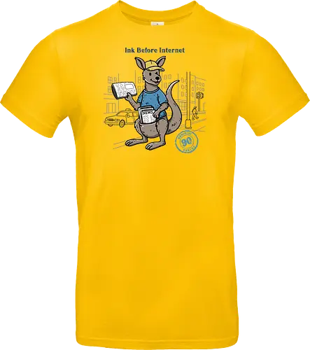 Ink Before Internet  - y2k, nostalgic, nostalgia, relatable, ink before internet, newspaper, newspaper boy, vintage, design, 90s, 90s era, old time, back to 90s - Standard T-Shirt