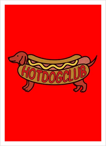 Hot Dog Club Dachshund