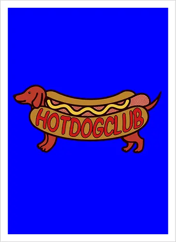 Hot Dog Club Dachshund
