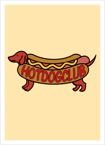 Hot Dog Club Dachshund