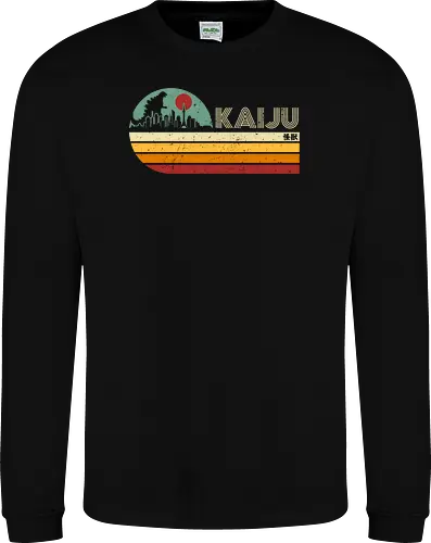Kaiju vintage - anime, manga, japan, japanese art, retro, vintage, terror movie, great monster, king of the monsters, kaiju, Kaiju - Sweatshirt