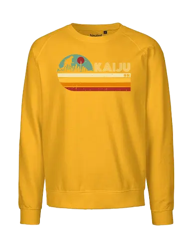 Kaiju vintage - anime, manga, japan, japanese art, retro, vintage, terror movie, great monster, king of the monsters, kaiju, Kaiju - Fairtrade Sweatshirt