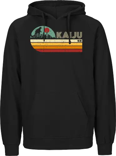 Kaiju vintage - anime, manga, japan, japanese art, retro, vintage, terror movie, great monster, king of the monsters, kaiju, Kaiju - Fairtrade Hoodie