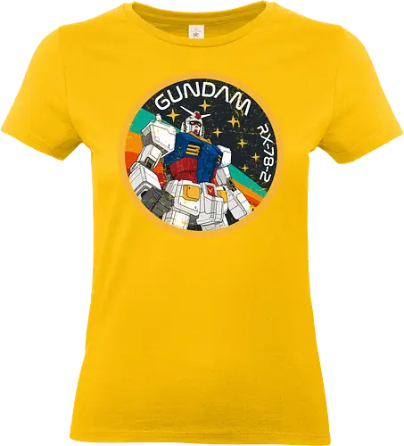 Gundam RX-78-2 Patch - gundam, robot, mecha, japon, vintage, nasa, logo, space, astronaut - Standard T-Shirt (Women)