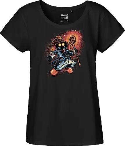 Legend of the Black Mage - Gaming, gamer, video games, Japanese, fantasy, series, video game - Fairtrade Girl Shirt