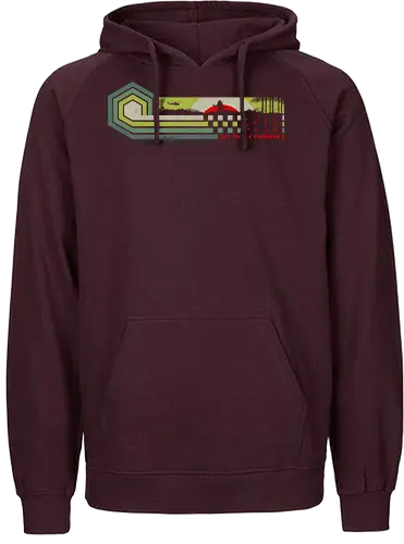 Get to the chopper retro predator - predator, countdown, retro, 80s, self destruct, jungle, chopper, get to the chopper, get to the choppa - Fairtrade Hoodie