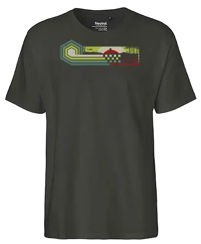 Get to the chopper retro predator - predator, countdown, retro, 80s, self destruct, jungle, chopper, get to the chopper, get to the choppa - Fairtrade T-Shirt