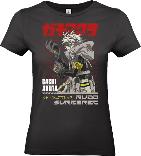  Rudo: The Junkyard Alchemist - Rudo, Gachiakuta, GACHI AKUTA, manga, anime, fan art, t-shirt design, art print, scavenger, action manga, cool graphic, futuristic, edgy, stylish, dark fantasy, junkyard, Rudo Surebrec. - Standard T-Shirt (Women)
