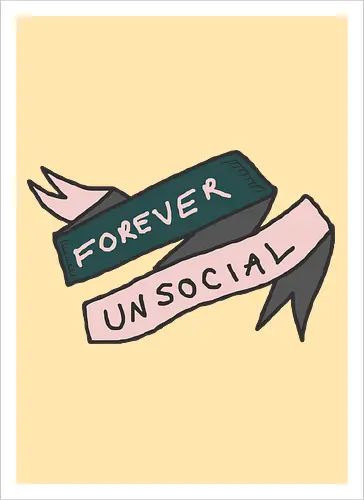  Forever Unsocial Banner