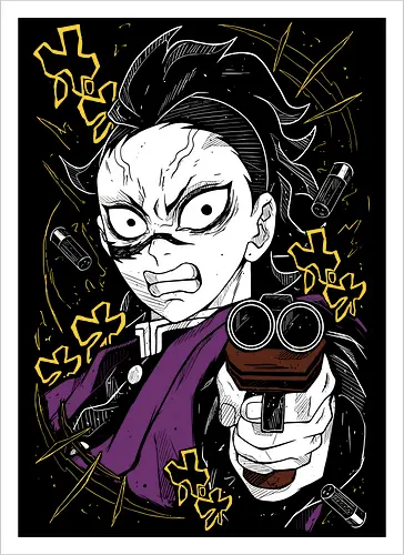 Genya Shinazugawa Demon -  Slayer