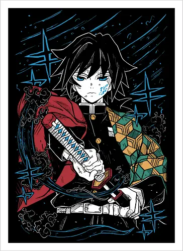 Giyu Tomioka Demon - Slayer