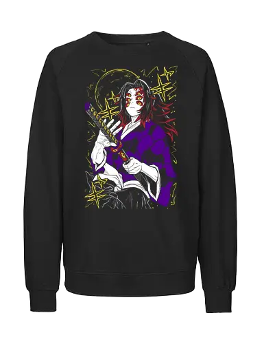 Kokushibo Demon - Slayer - Kawaii, Demon, Anime, Manga, Tokyo, Angry, Japanese Art, Aesthetic, Manga Style, Zylixzen, Aggressive, Gamer, Otaku, Gift, Cool - Fairtrade Sweatshirt