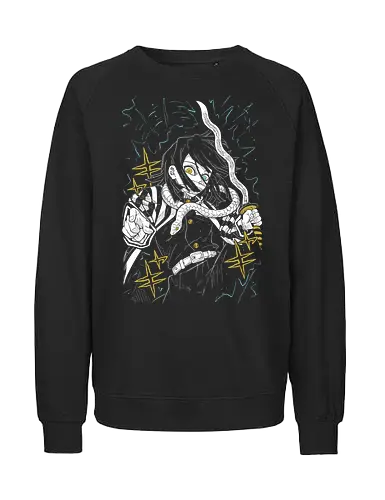 Obanai Iguro Demon - Slayer - Kawaii, Demon, Anime, Manga, Tokyo, Angry, Japanese Art, Aesthetic, Manga Style, Zylixzen, Aggressive, Gamer, Otaku, Gift, Cool - Fairtrade Sweatshirt