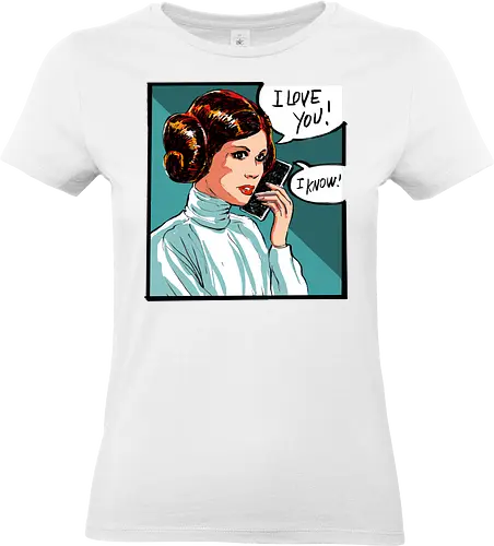 I know - love, pop culture, scifi, movie, comics - Standard T-Shirt (Women)