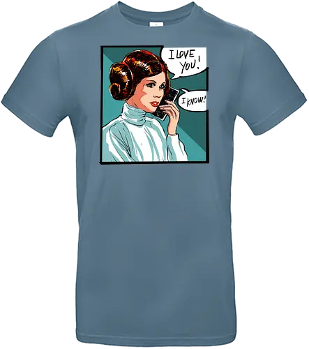 I know - love, pop culture, scifi, movie, comics - Standard T-Shirt