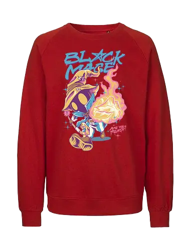 darkness mage - ff, finalfantasy, game, black mage, magician, wizard, cool, popculture, adventure, isekai, anime, japaneseart - Fairtrade Sweatshirt