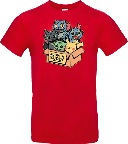 Adopt Geek Pet - Video Game, Game, Japanese, Korean, Tv Show, Animation, Tiger, Viking, Dragon, Cute, Pet, Animal, Adoption, Adopt, Pet Adoption, Buddy, Kpop, rat, extraterrestrial - Standard T-Shirt