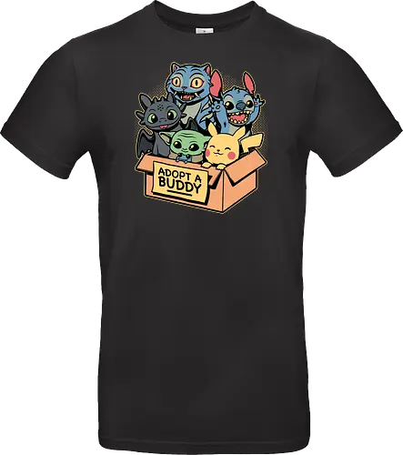 Adopt Geek Pet - Video Game, Game, Japanese, Korean, Tv Show, Animation, Tiger, Viking, Dragon, Cute, Pet, Animal, Adoption, Adopt, Pet Adoption, Buddy, Kpop, rat, extraterrestrial - Standard T-Shirt