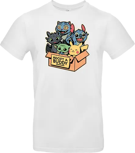Adopt Geek Pet - Video Game, Game, Japanese, Korean, Tv Show, Animation, Tiger, Viking, Dragon, Cute, Pet, Animal, Adoption, Adopt, Pet Adoption, Buddy, Kpop, rat, extraterrestrial - Standard T-Shirt