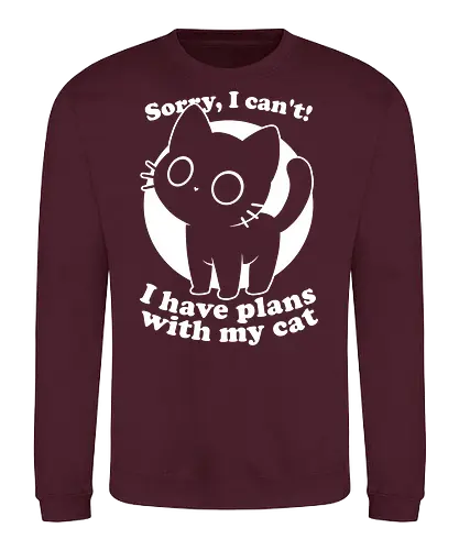 I Like Cats Not People - People, like, dislike, Cat, Black Cat, Pet, Judgement, Sarcasm, Fluffy, Cute, Funny, Fun, Joke - Sweatshirt