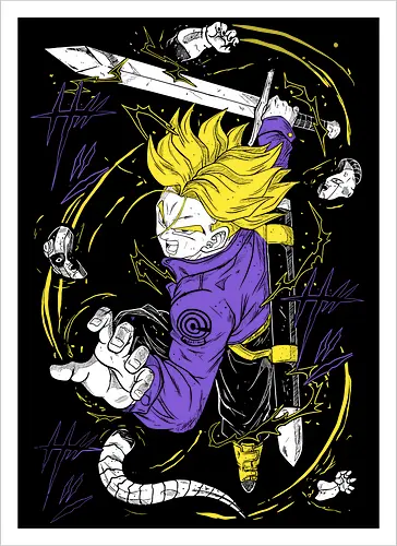 Future Trunks vs Frieza Mecha Ball - Dragon Z