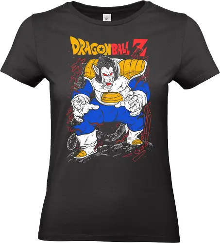 Vegeta Great Ape Oozaru Ball - Dragon Z - Kawaii, Anime, Manga, Tokyo, Angry, Japanese Art, Aesthetic, Manga Style, Zylixzen, Aggressive, Gamer, Otaku, Gift, Cool - Standard T-Shirt (Women)