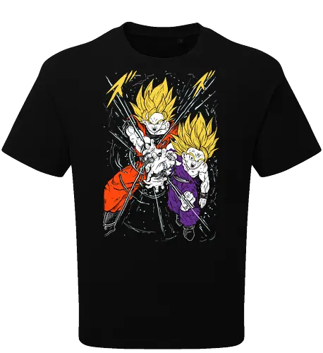Son Gohan and Goku Super Saiyan 2 Ball - Dragon Z