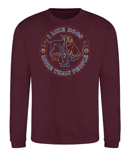 I like dogs more than people - Sweatshirt