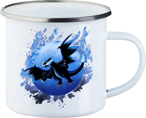 Mega Dragon X - Pocket, Dragon, Mega - Enamel Mug