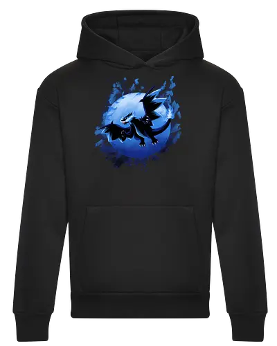 Mega Dragon X - Pocket, Dragon, Mega - Heavyweight Hoodie