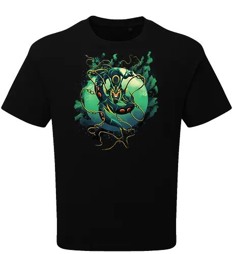 Mega Green Dragon - Pokemon. Rayquaza - Oversize T-Shirt