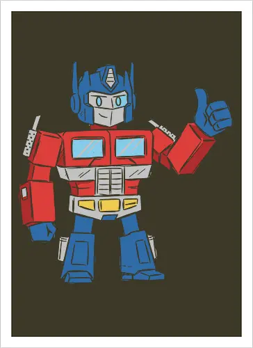 Optimus Prime Thumb Up - Transformers G1 Leader