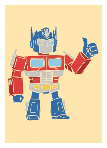 Optimus Prime Thumb Up - Transformers G1 Leader