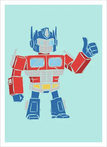 Optimus Prime Thumb Up - Transformers G1 Leader