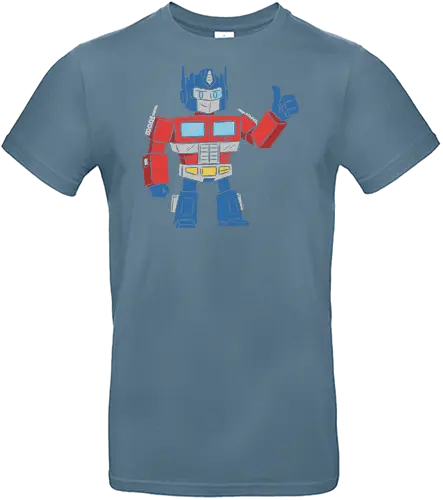 Optimus Prime Thumb Up - Transformers G1 Leader - Optimus Prime, Transformers G1, Autobot, Thumbs Up, Robot, Retro Cartoon, '80s, Geek, Nerd, Pop Culture, Leader, Classic Print, Thumb Up, Cartoon - Standard T-Shirt