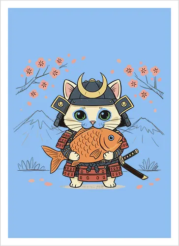 Samurai Cat and the Golden Catch