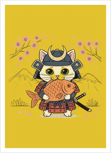 Samurai Cat and the Golden Catch